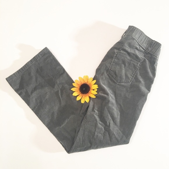 Old Navy Pants - Old Navy gray corduroy XS pants stretch low waist